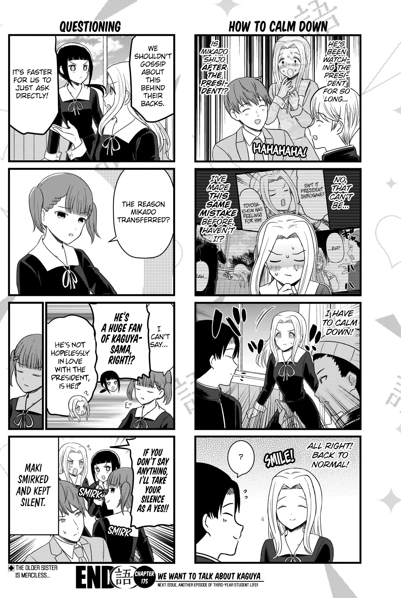 We Want to Talk About Kaguya Chapter 175 page 4 - Chapter 175: We Want to Talk About the Transfer Student
