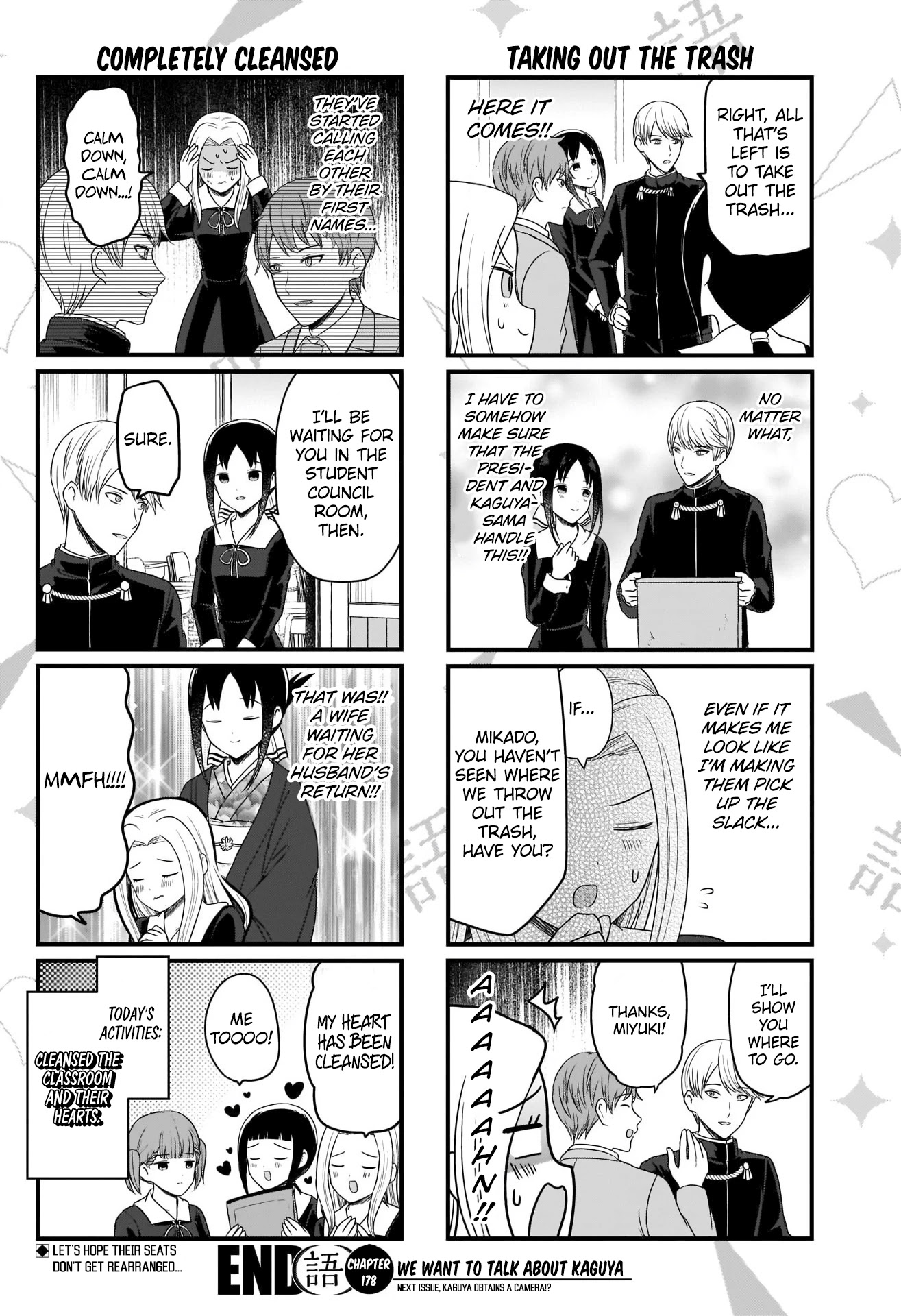 We Want to Talk About Kaguya Chapter 178 page 5 - Chapter 178: We Want to Talk About Cleaning Duty