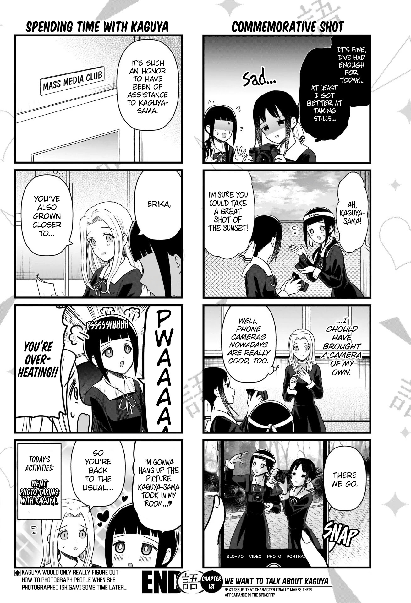 We Want to Talk About Kaguya Chapter 181 page 5 - Chapter 181: We Want to Talk About Photography, Part 3