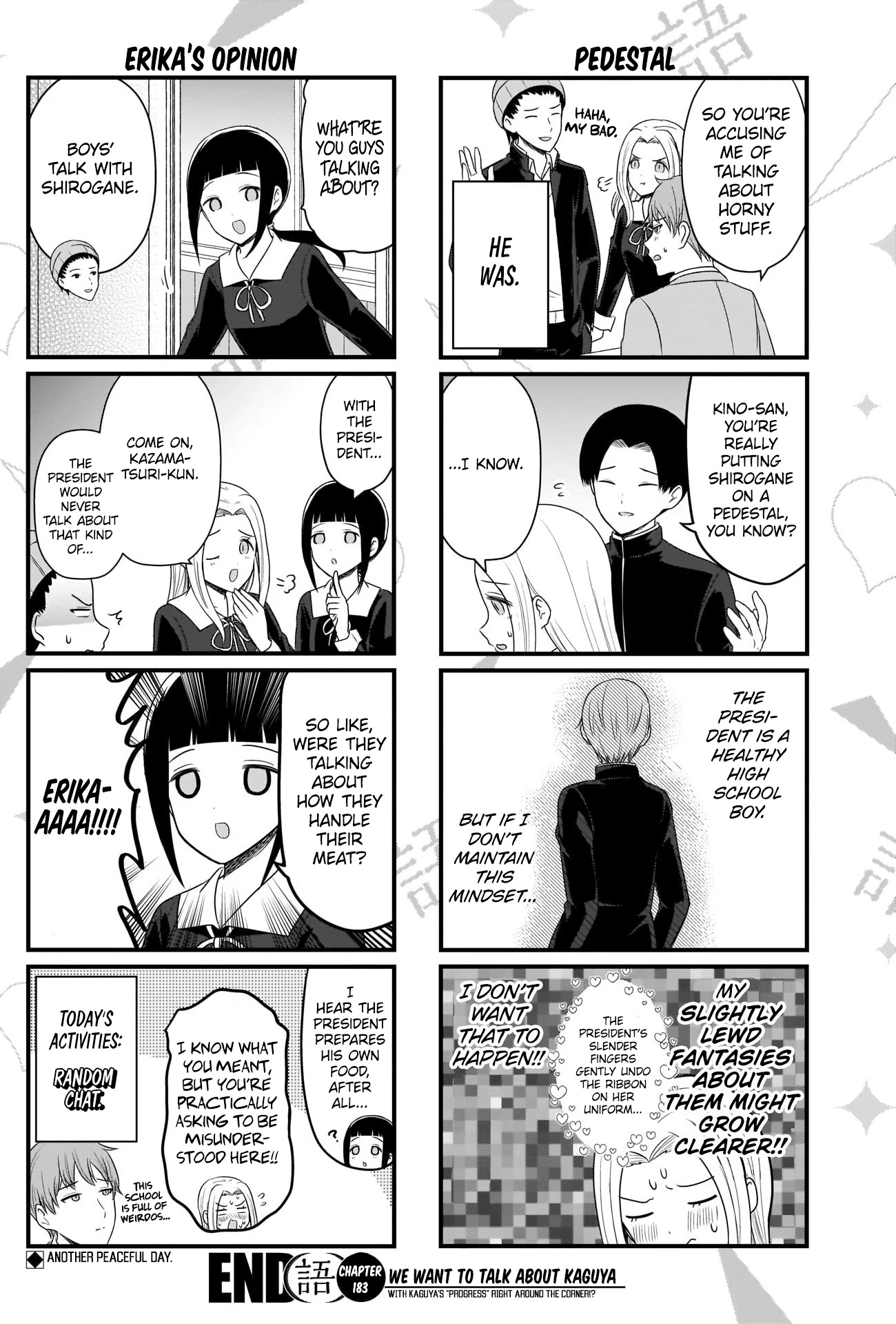 We Want to Talk About Kaguya Chapter 183 page 5 - Chapter 183: We Want to Talk About Boys' Talk