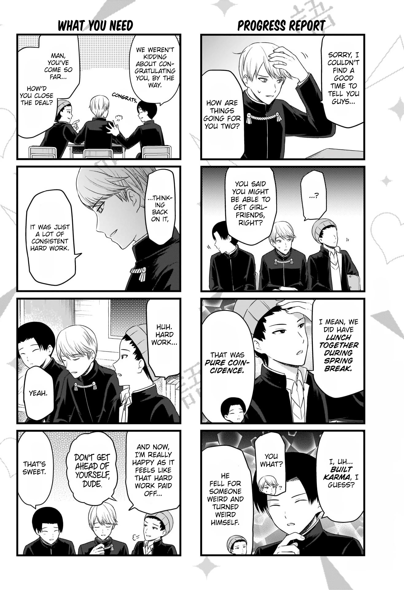 We Want to Talk About Kaguya Chapter 186 page 3 - Chapter 186: The Single Guys Want to Talk
