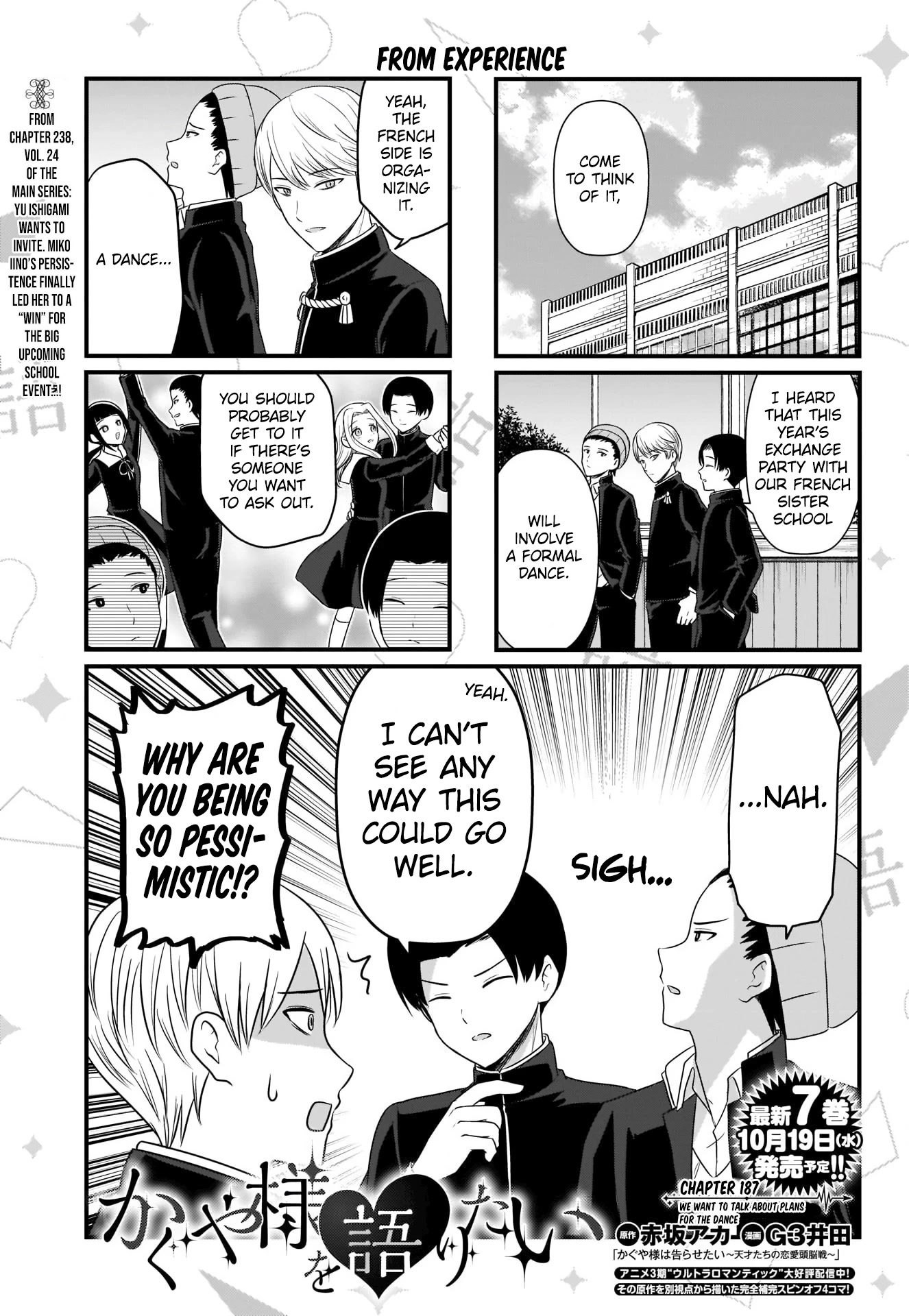 We Want to Talk About Kaguya Chapter 187 page 2 - Chapter 187: We Want to Talk About Plans for the Dance