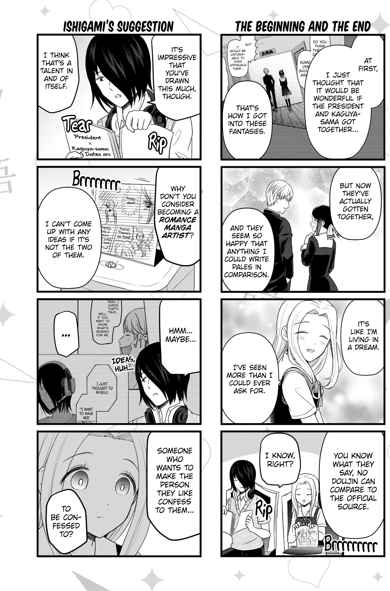 We Want to Talk About Kaguya Chapter 191 page 4 - Chapter 191: We Want to Talk About Moving On from IRL Doujins