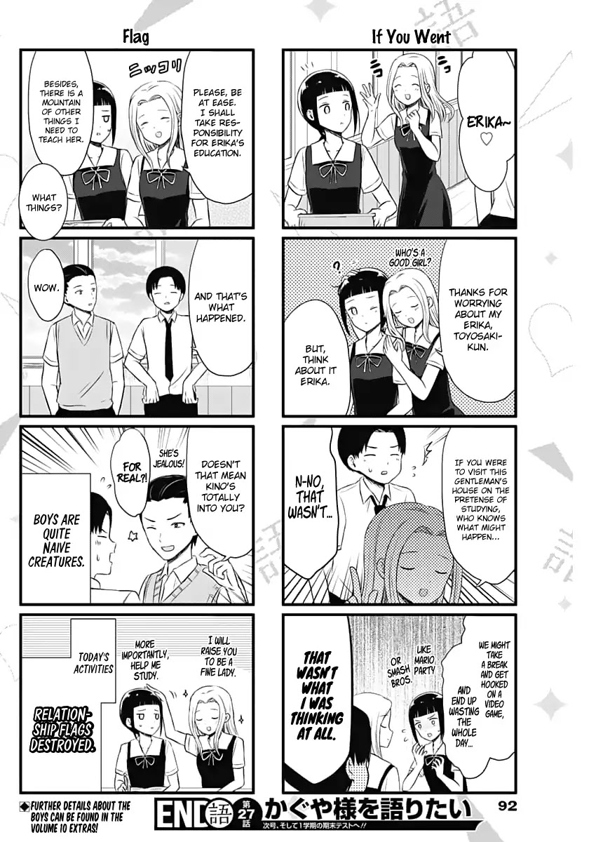 We Want to Talk About Kaguya Chapter 27 page 5 - Chapter 27: We Want To Talk About Relationship Flags