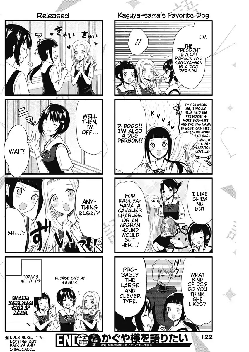 We Want to Talk About Kaguya Chapter 45 page 4 - Chapter 45: We Want to Talk About Gossip