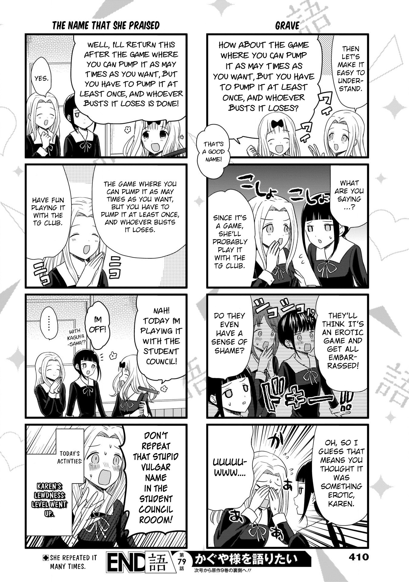 We Want to Talk About Kaguya Chapter 79 page 5 - Chapter 79: We Want to Talk About That Game
