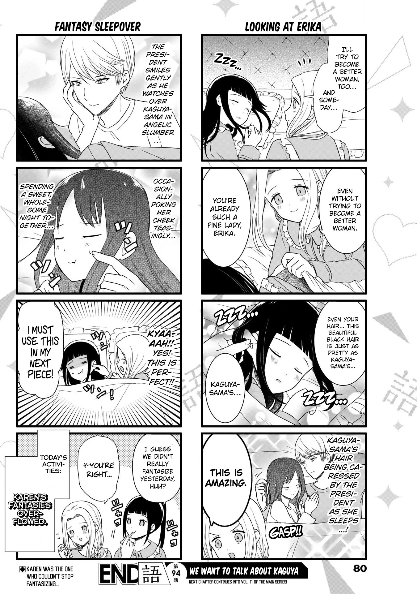 We Want to Talk About Kaguya Chapter 94 page 5 - Chapter 94: We Want to Talk at a Sleepover