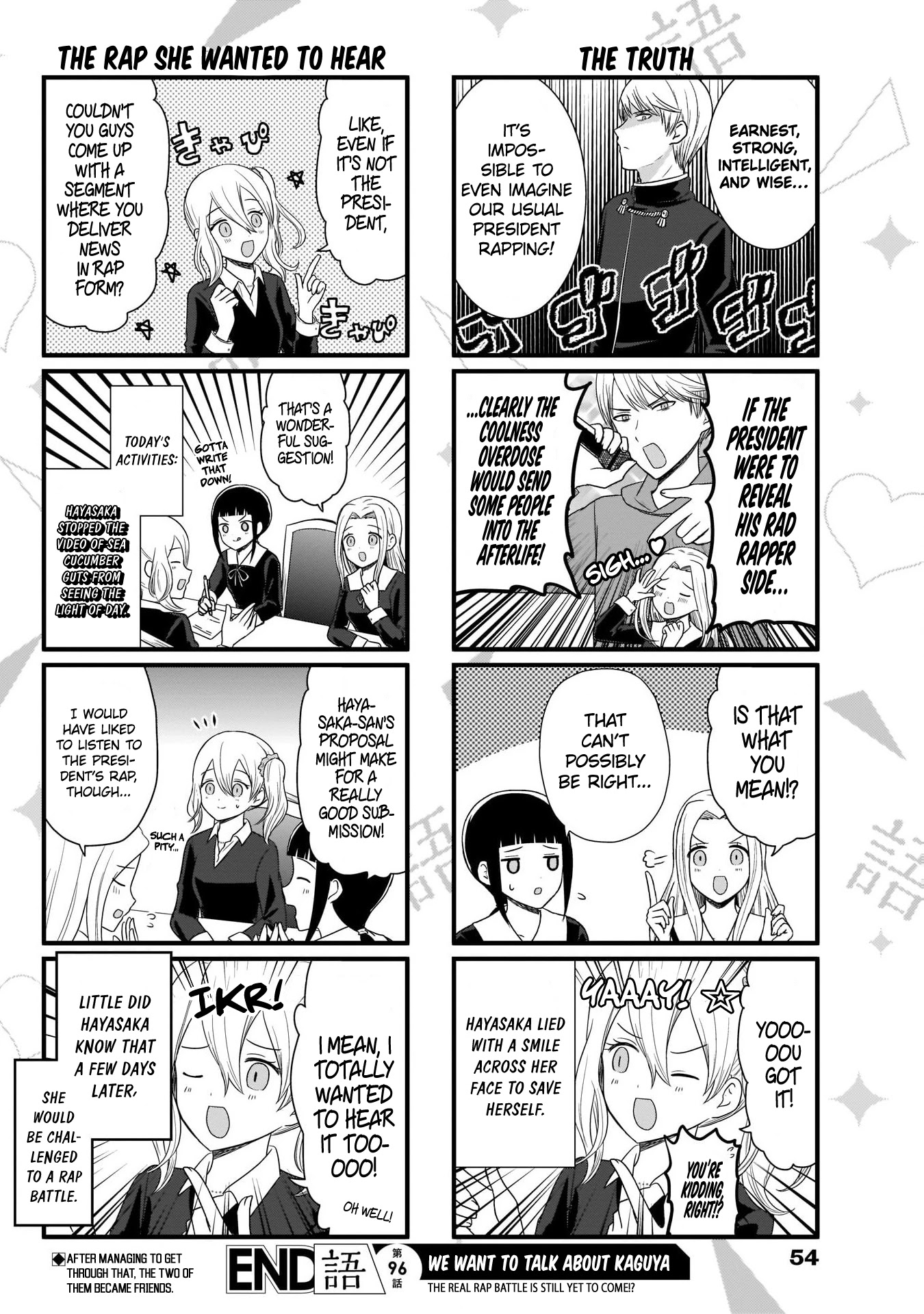 We Want to Talk About Kaguya Chapter 96 page 5 - Chapter 96: We Want to Talk about the President’s Rap