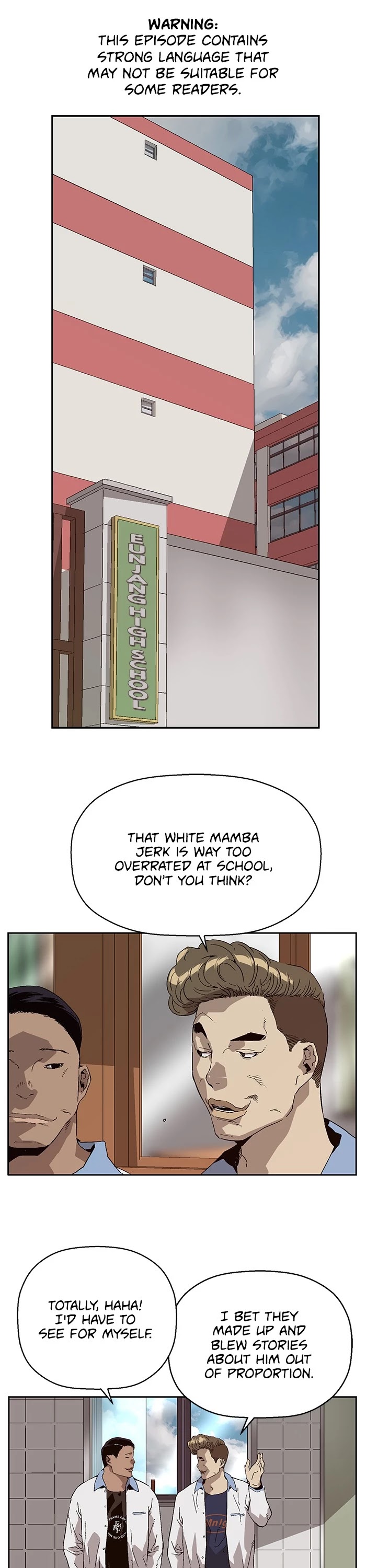 Weak Hero Chapter 157 page 1 - Chapter 157: (S3) Ep. 156