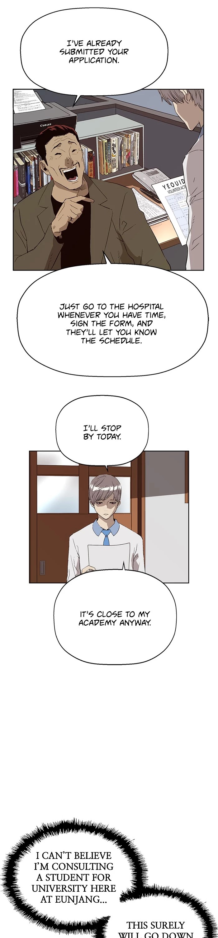 Weak Hero Chapter 163 page 10 - Chapter 163: (S3) Ep. 162