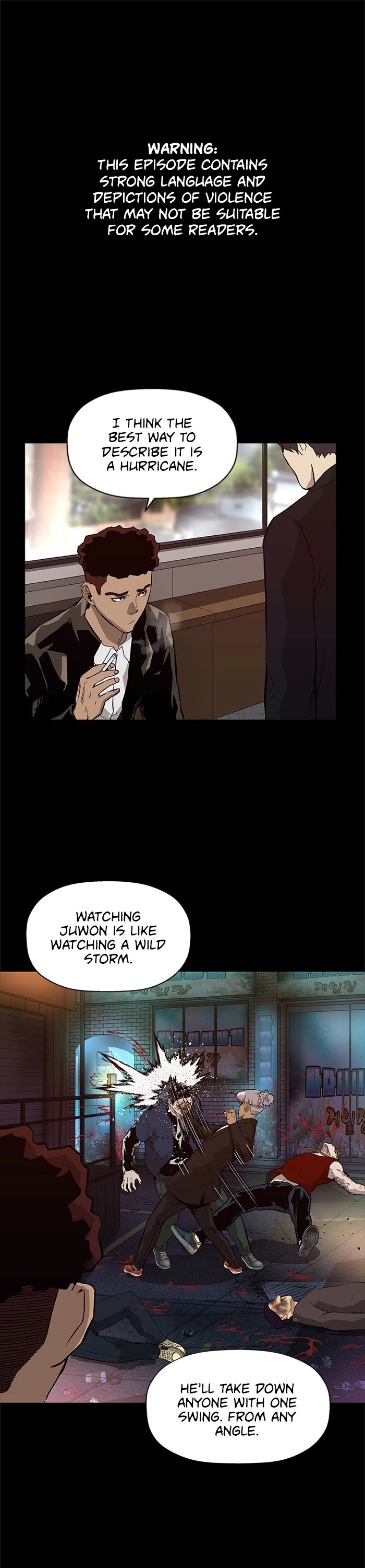 Weak Hero Chapter 174 page 1 - Chapter 174: (S3) Ep. 173