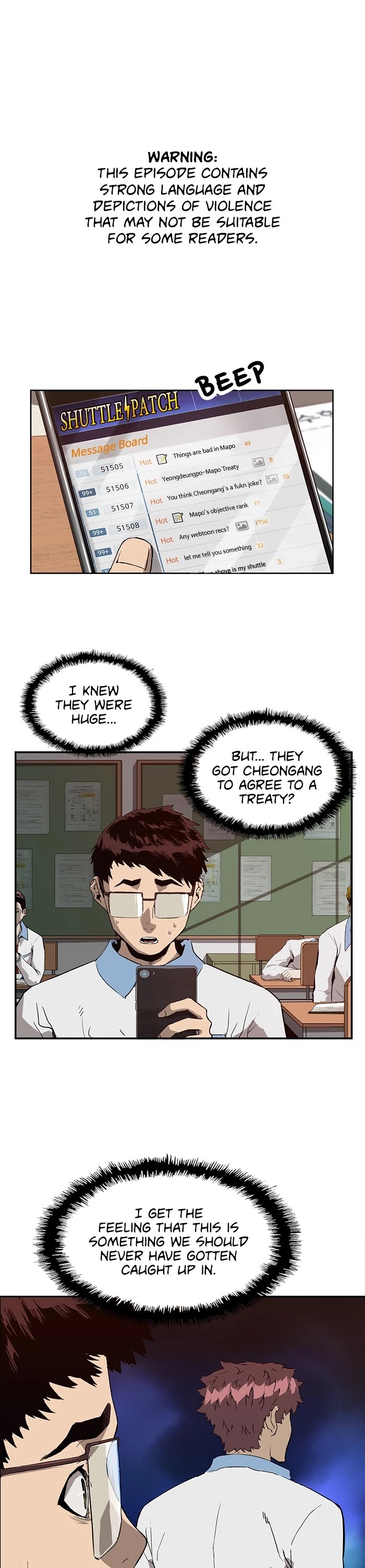 Weak Hero Chapter 180 page 1 - Chapter 180: (S3) Ep. 179