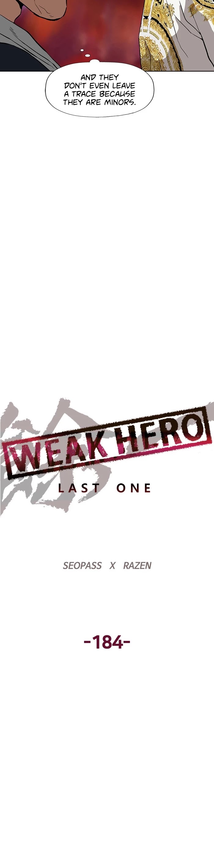 Weak Hero Chapter 185 page 12 - Chapter 185: (S3) Ep. 184