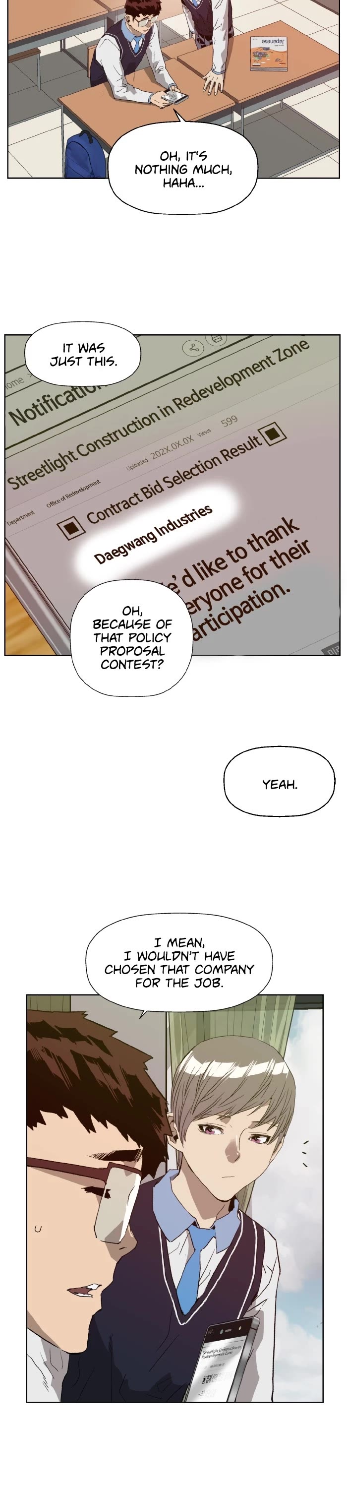 Weak Hero Chapter 216 page 11 - Chapter 216: (S3) Ep. 215