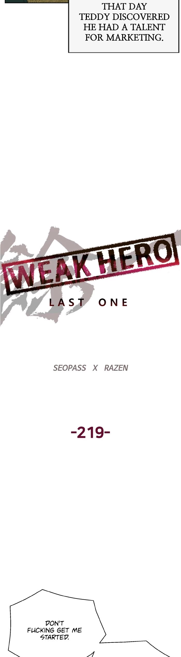 Weak Hero Chapter 220 page 9 - Chapter 220: (S3) Ep. 219