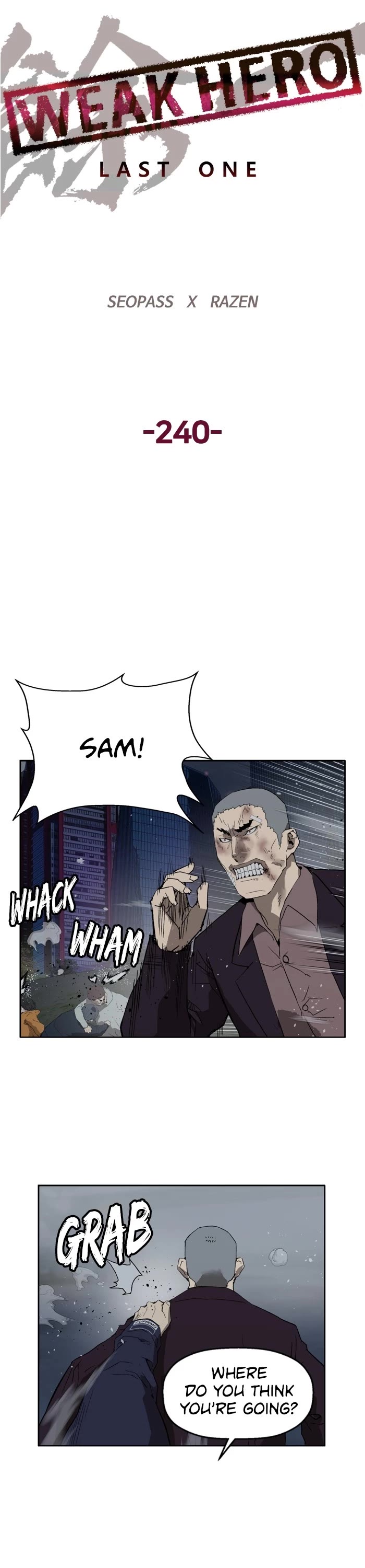 Weak Hero Chapter 241 page 12 - Chapter 241: (S3) Ep. 240