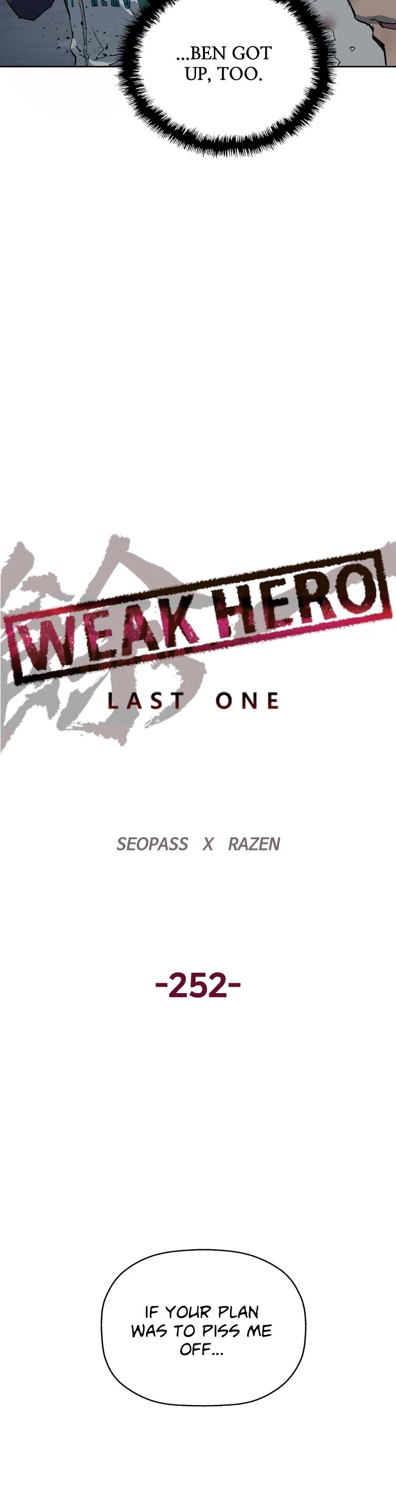 Weak Hero Chapter 253 page 2 - Chapter 253: (S3) Ep. 252