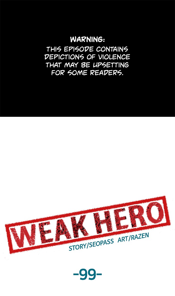 Weak Hero Chapter 99 page 1 - Chapter 99: Ep. 99