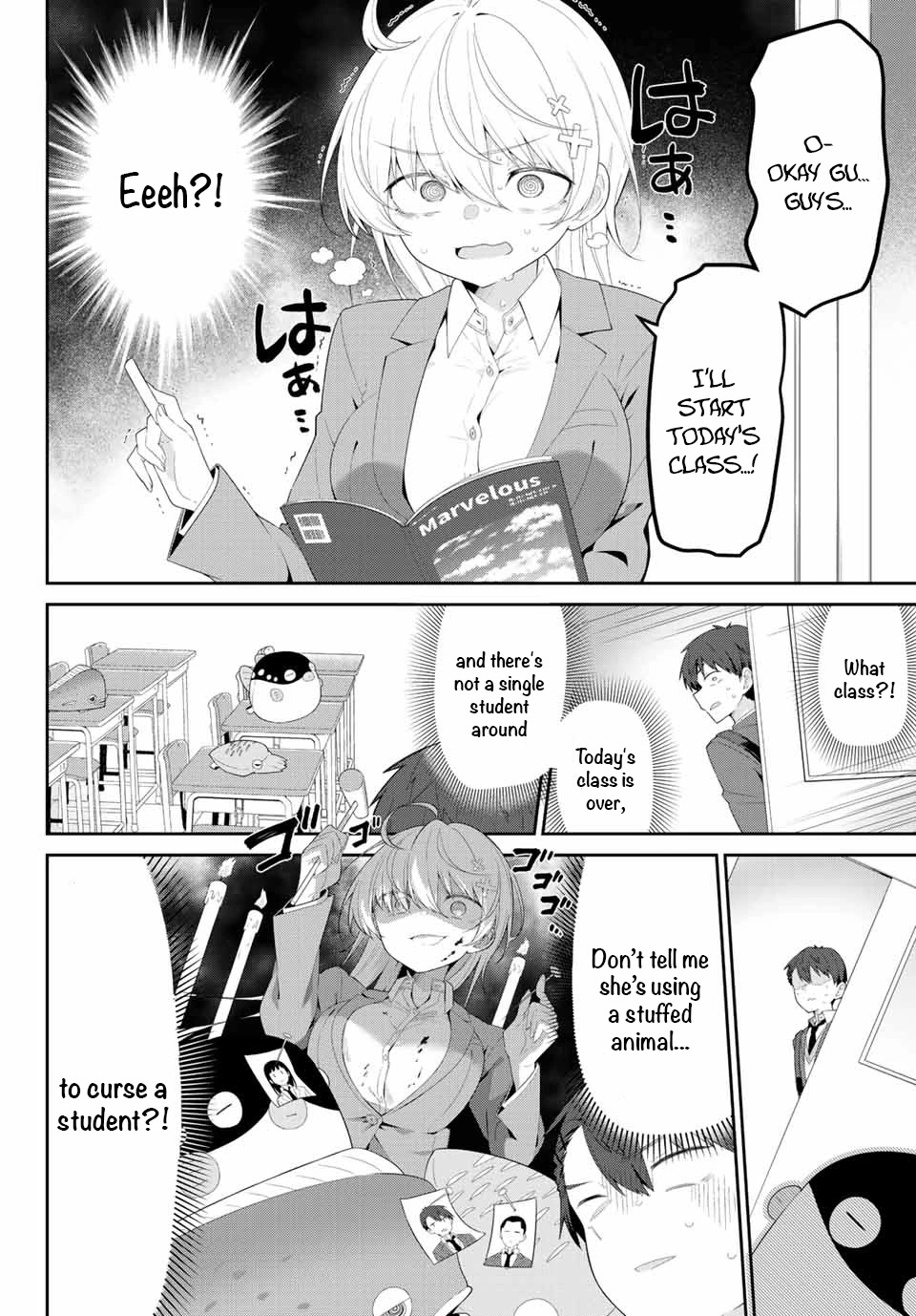 Weak-kneed Teacher Chapter 1 page 8 - Chapter 1: The scary teacher.