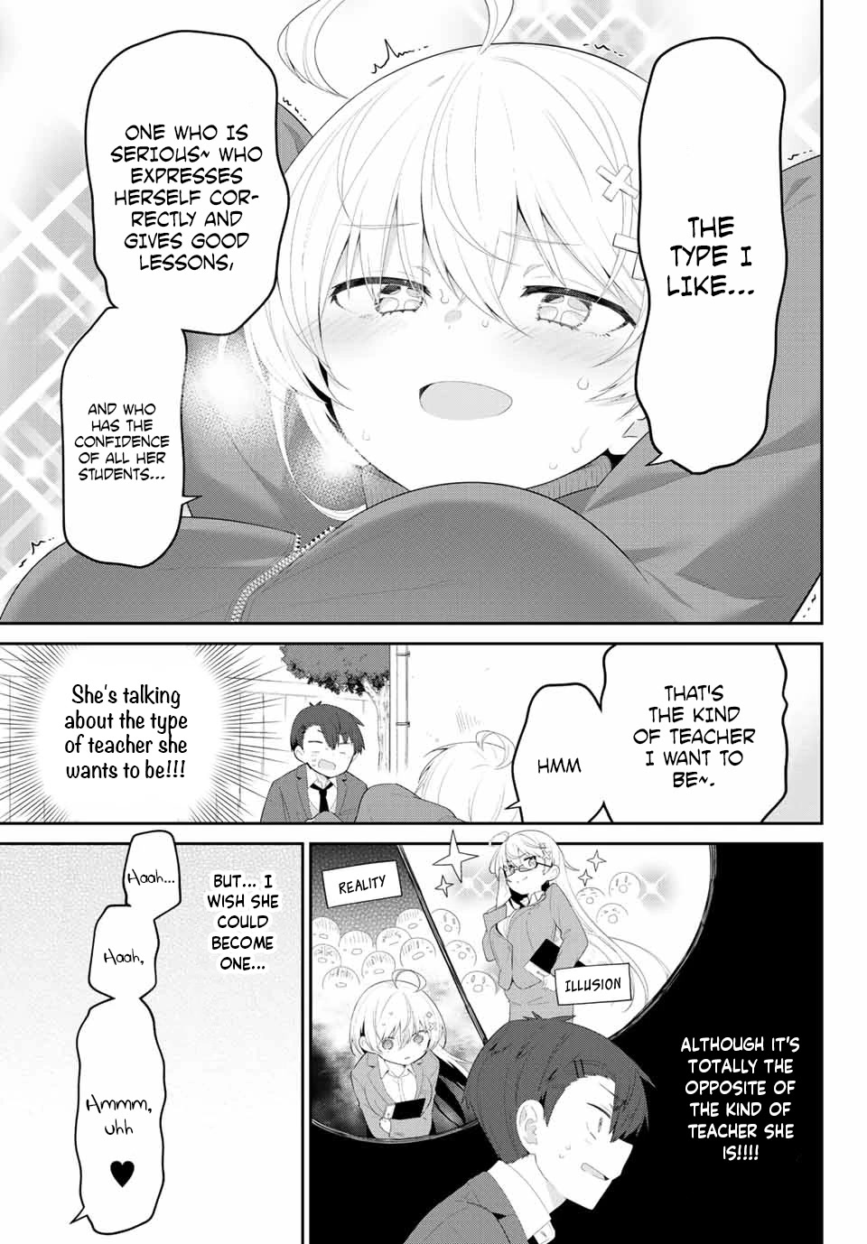 Weak-kneed Teacher Chapter 2 page 16 - Chapter 2: Weak and shy behind school.