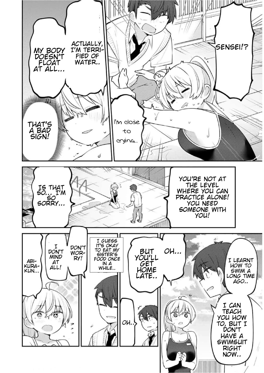 Weak-kneed Teacher Chapter 23 page 10 - Chapter 23: Yowa Yowa Swimming