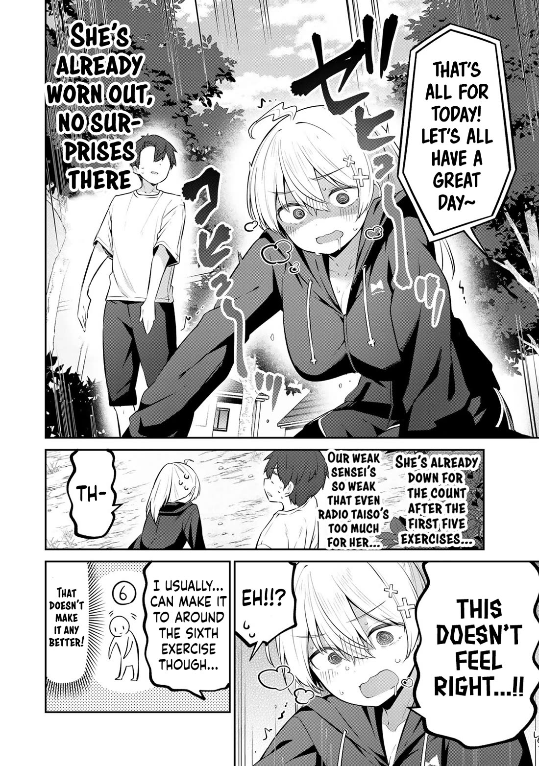 Weak-kneed Teacher Chapter 35 page 4 - Chapter 35: Yowayowa's Radio Taiso