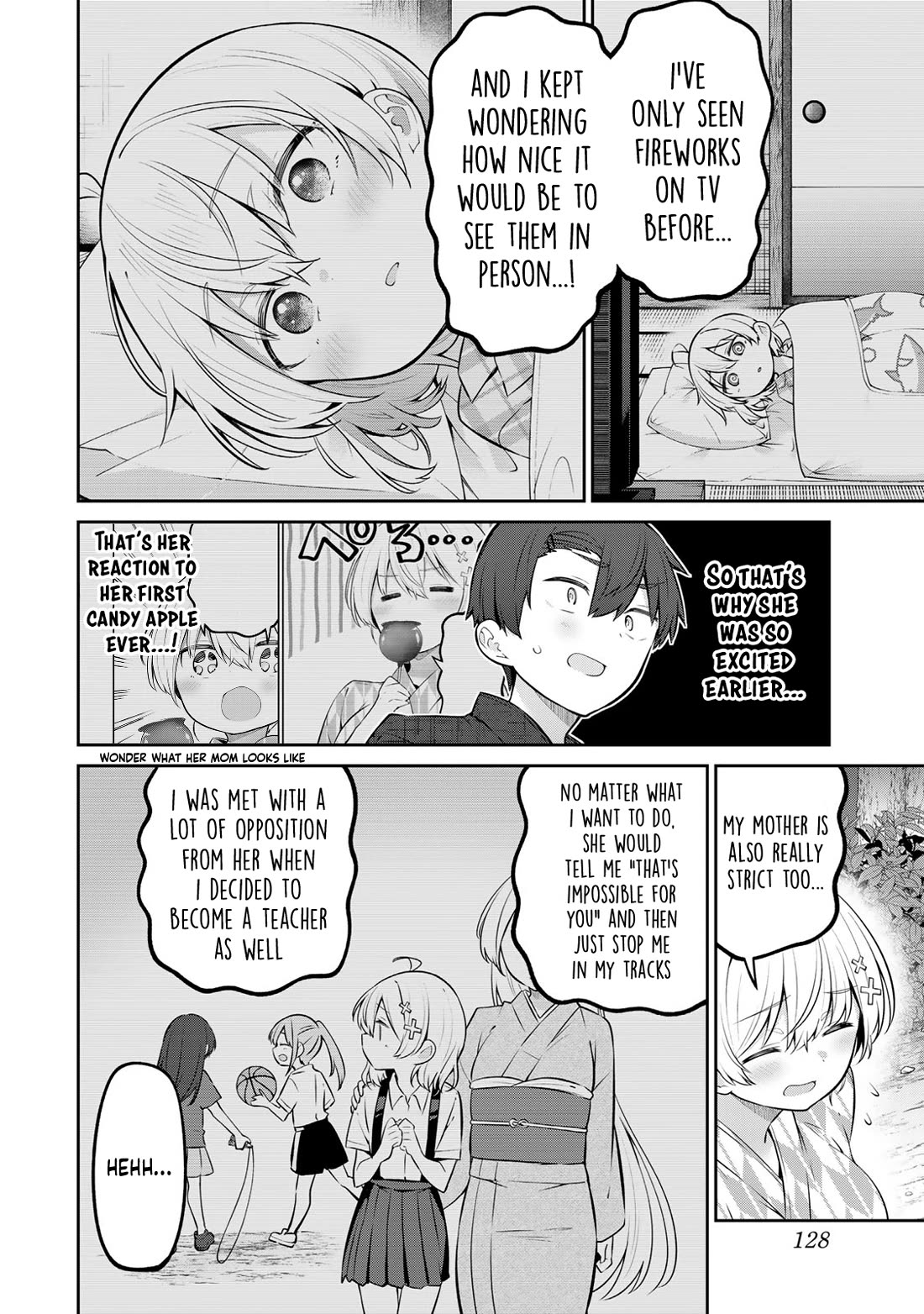 Weak-kneed Teacher Chapter 37 page 10 - Chapter 37: Yowayowa's Fireworks Festival 2