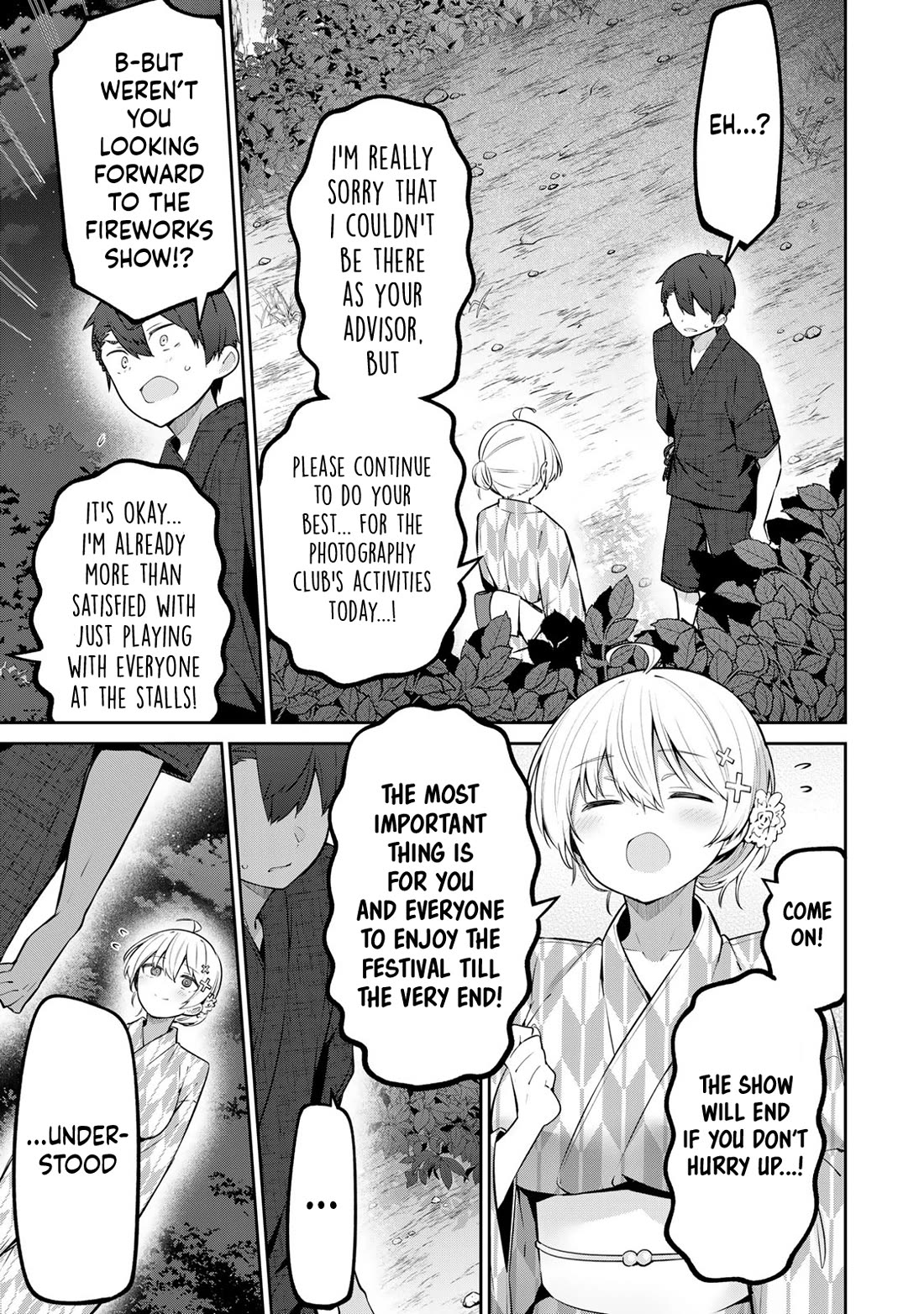 Weak-kneed Teacher Chapter 37 page 13 - Chapter 37: Yowayowa's Fireworks Festival 2