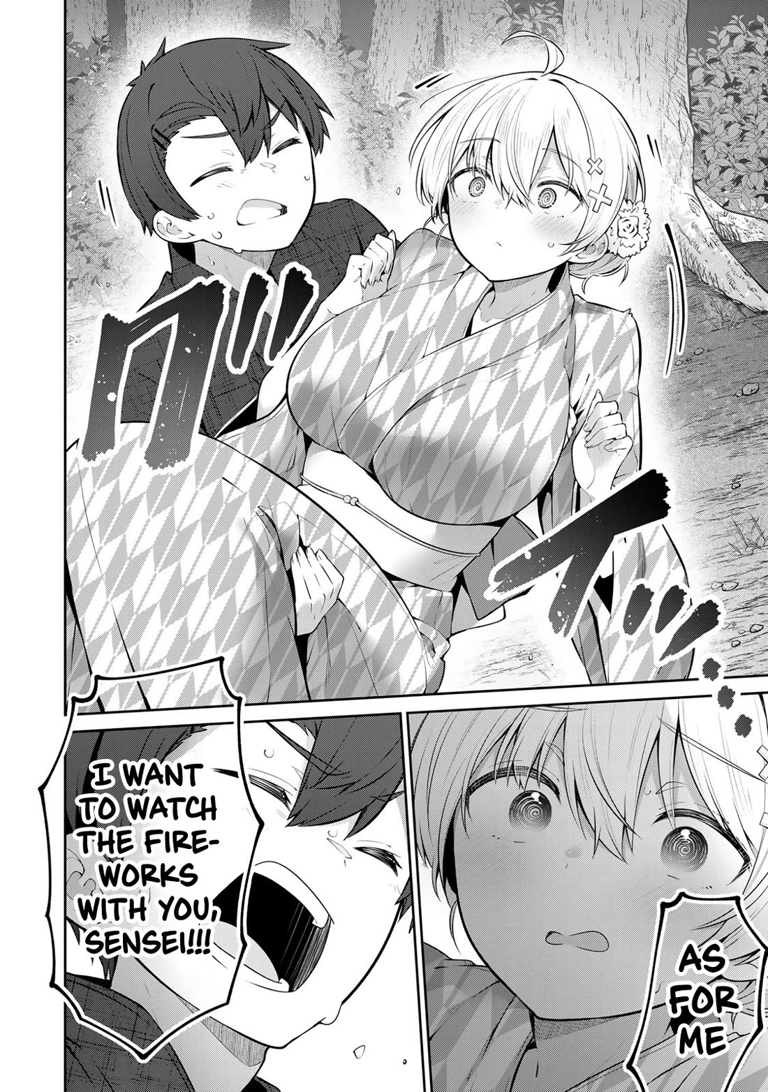 Weak-kneed Teacher Chapter 37 page 14 - Chapter 37: Yowayowa's Fireworks Festival 2