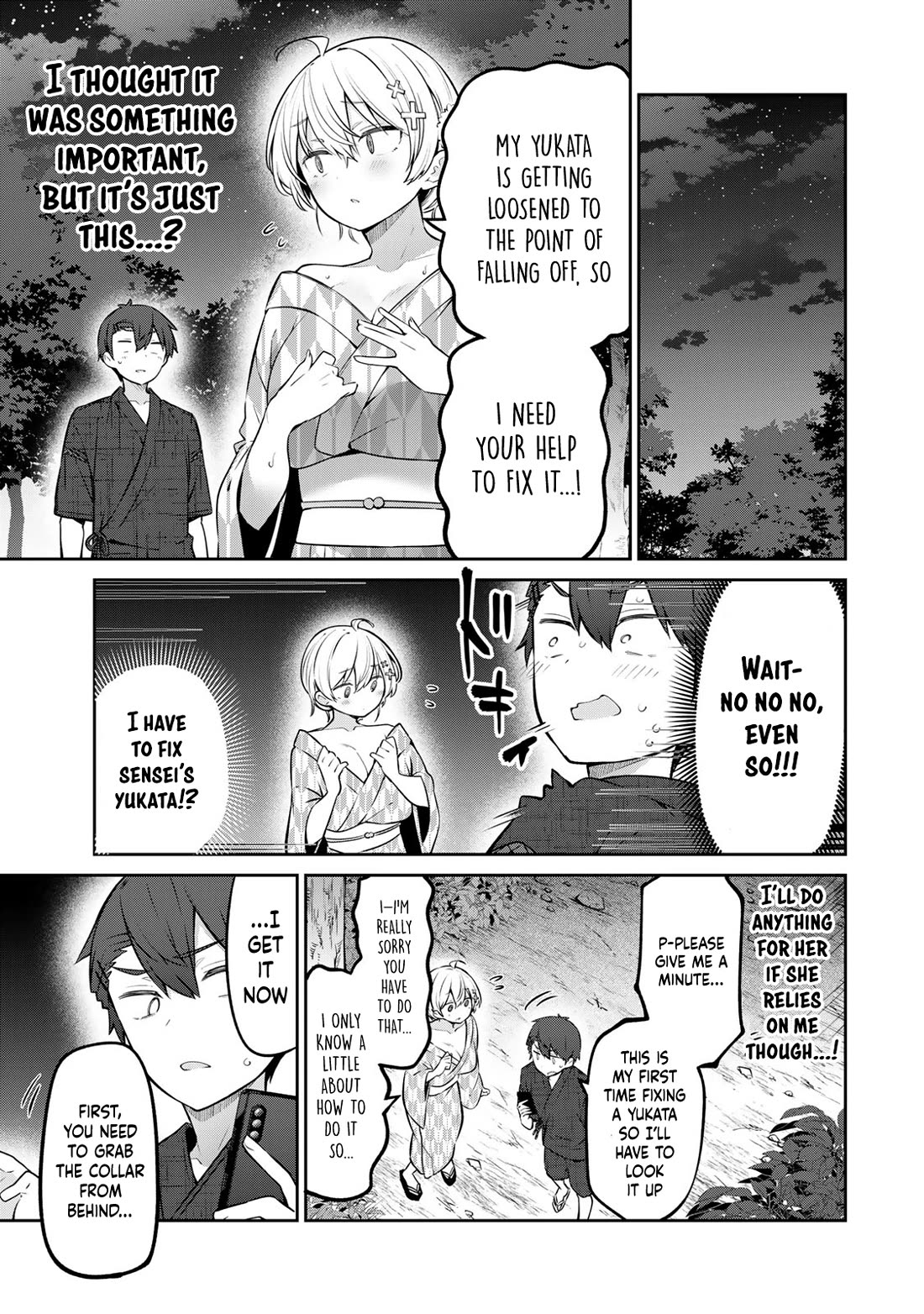 Weak-kneed Teacher Chapter 37 page 3 - Chapter 37: Yowayowa's Fireworks Festival 2