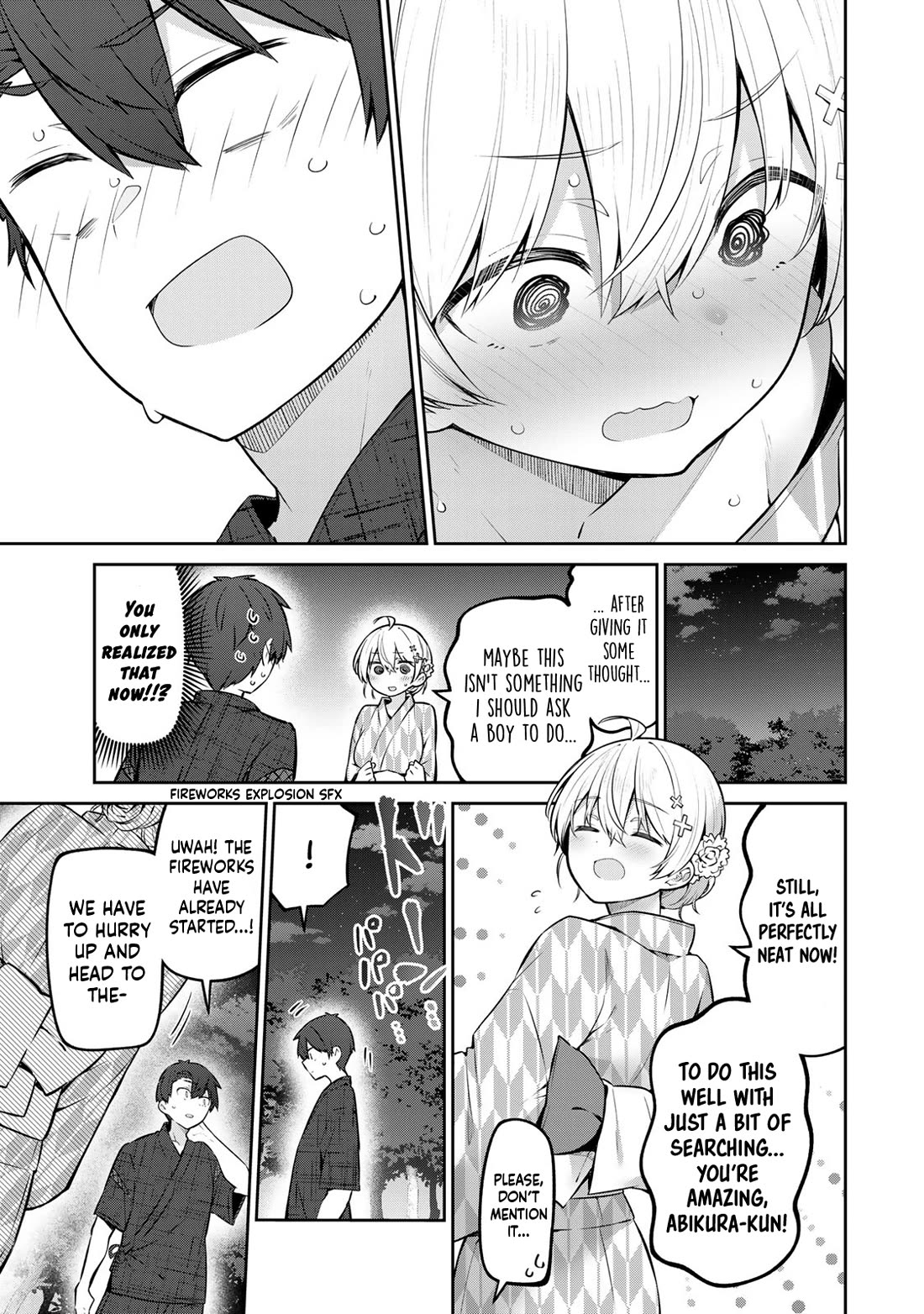 Weak-kneed Teacher Chapter 37 page 7 - Chapter 37: Yowayowa's Fireworks Festival 2