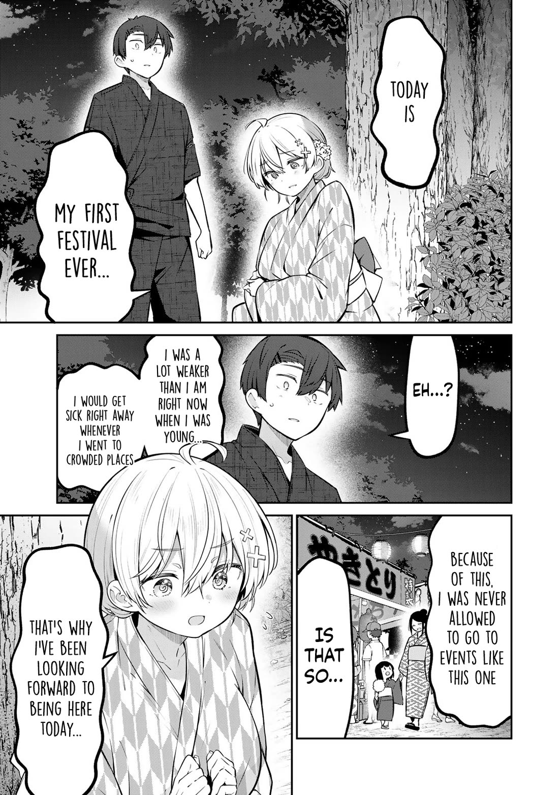 Weak-kneed Teacher Chapter 37 page 9 - Chapter 37: Yowayowa's Fireworks Festival 2