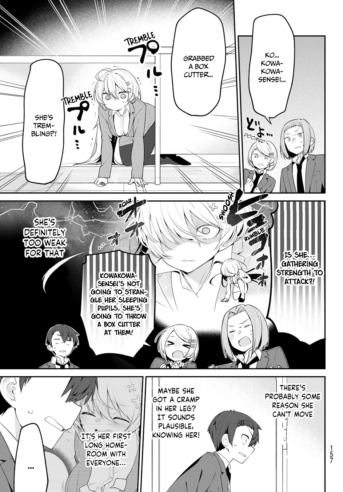 Weak-kneed Teacher Chapter 4 page 10 - Chapter 4: Yowayowa in homeroom