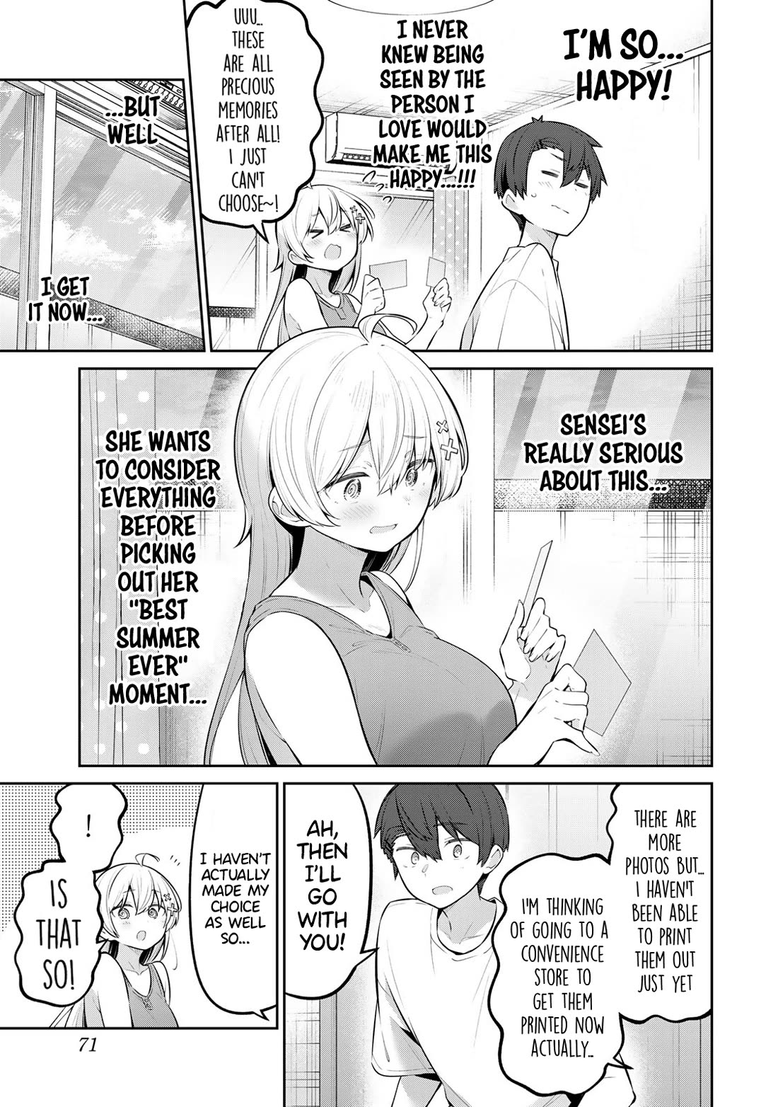 Weak-kneed Teacher Chapter 43 page 7 - Chapter 43: Yowayowa & The End of Summer