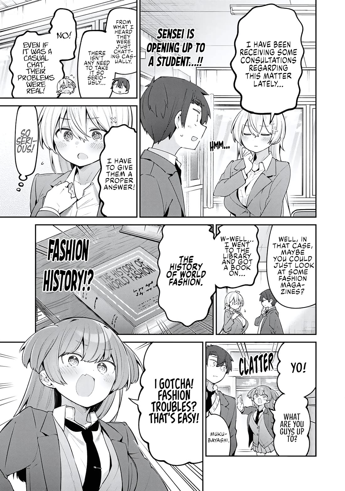 Weak-kneed Teacher Chapter 62 page 3 - Chapter 62: Yowa Yowa Consultation