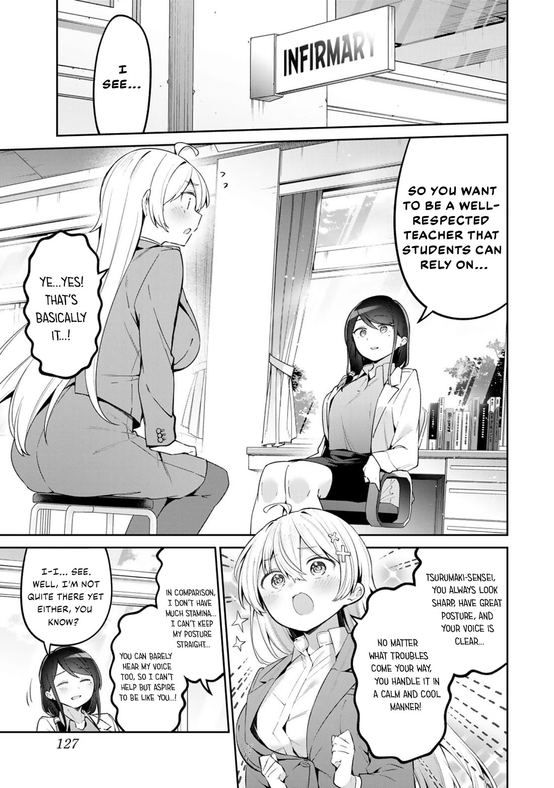 Weak-kneed Teacher Chapter 67 page 3 - Chapter 67: Yowa Yowa and Her Very First Doki Doki