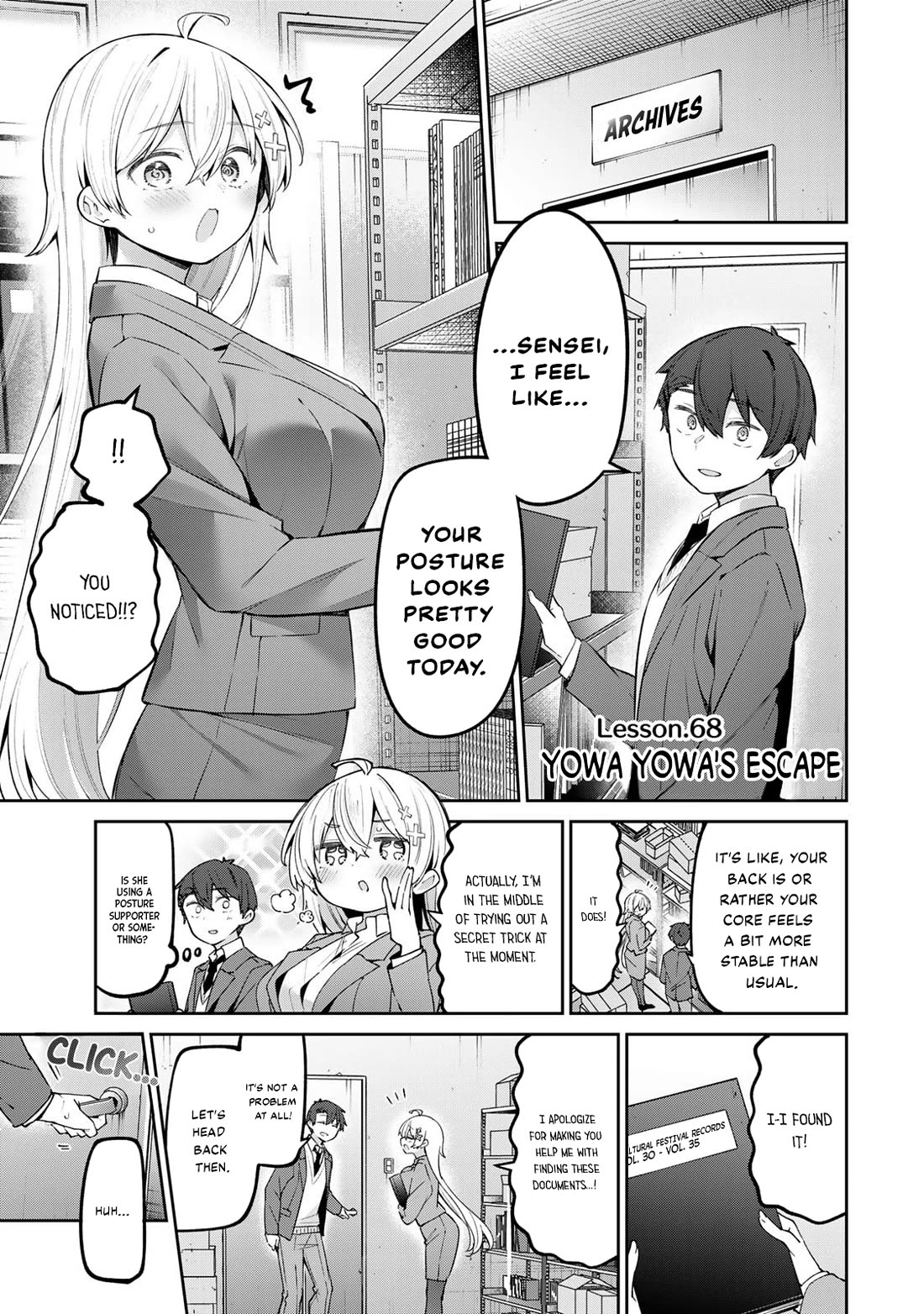 Weak-kneed Teacher Chapter 68 page 1 - Chapter 68: Yowa Yowa's Escape