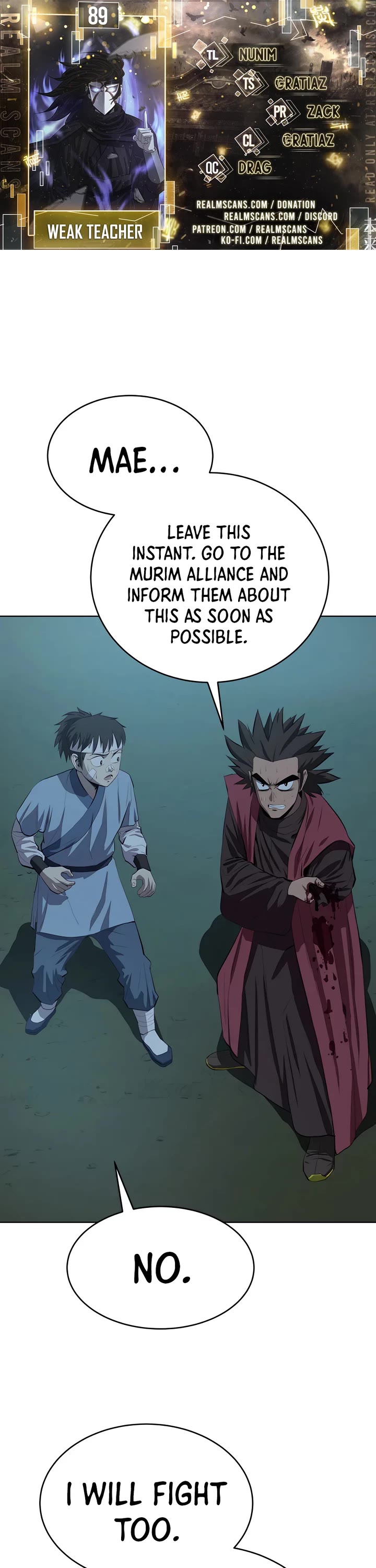 Weak Teacher Chapter 89 page 1 - Chapter 89