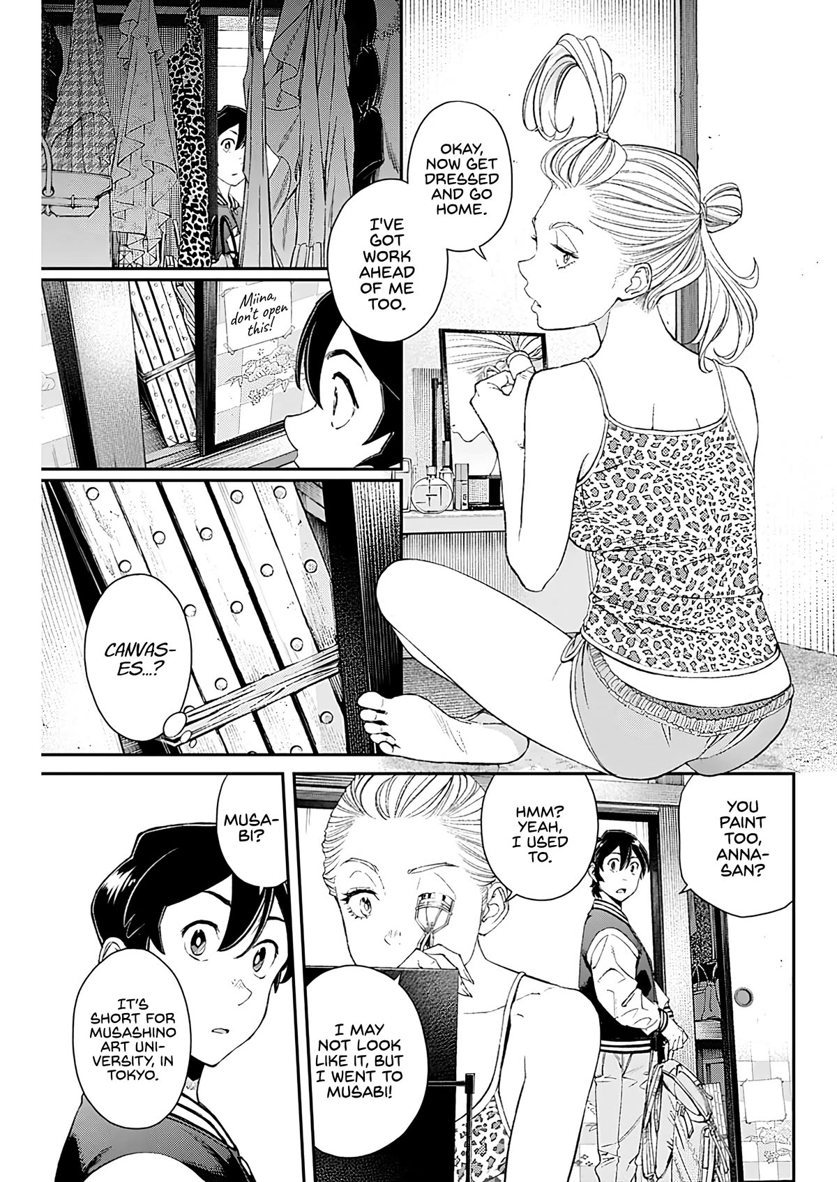 Wear the Sky Chapter 11 page 25 - Chapter 11: A charcoal night