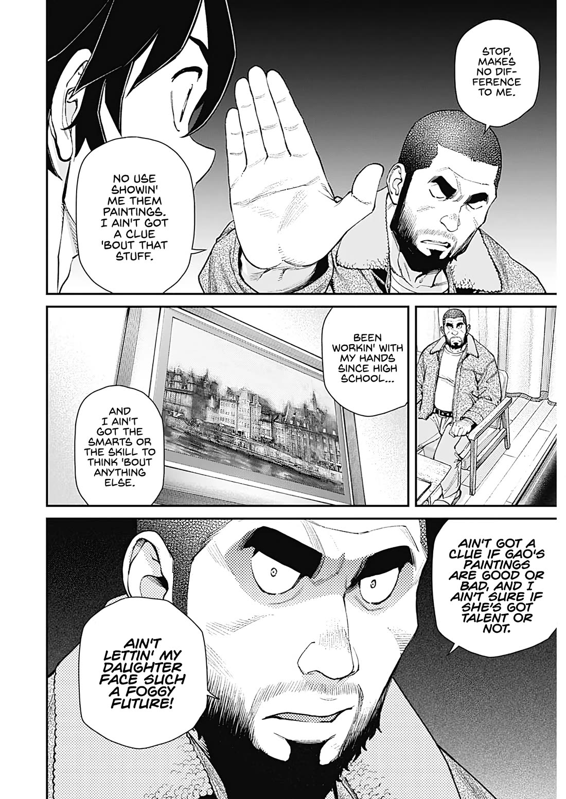 Wear the Sky Chapter 20 page 8 - Chapter 20: Struck by a rain of paint
