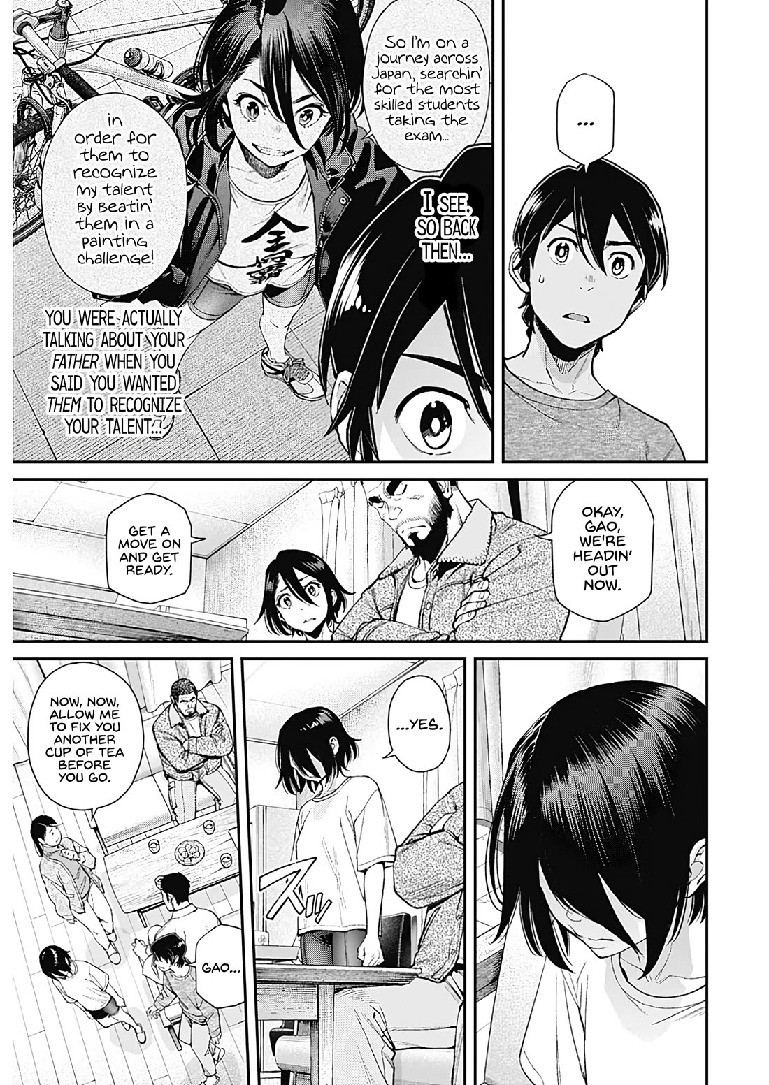 Wear the Sky Chapter 20 page 9 - Chapter 20: Struck by a rain of paint