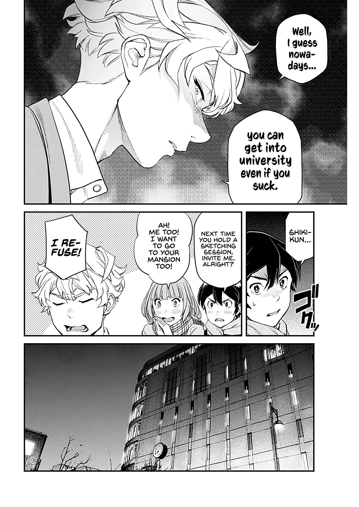 Wear the Sky Chapter 8 page 23 - Chapter 8: Both so beautiful it's hard to choose between