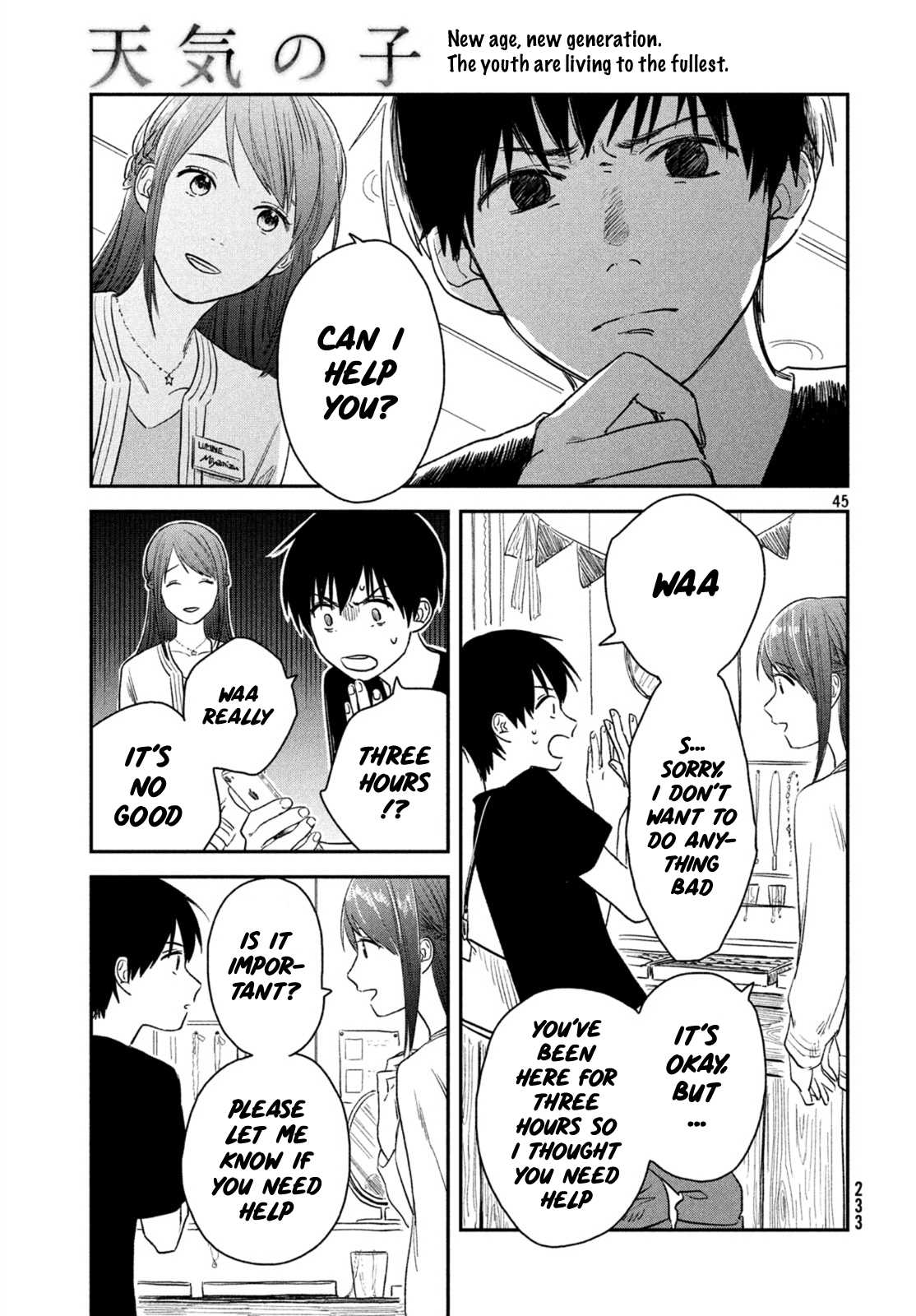 Weathering with You Chapter 3 page 45 - Chapter 3: Signs of rain