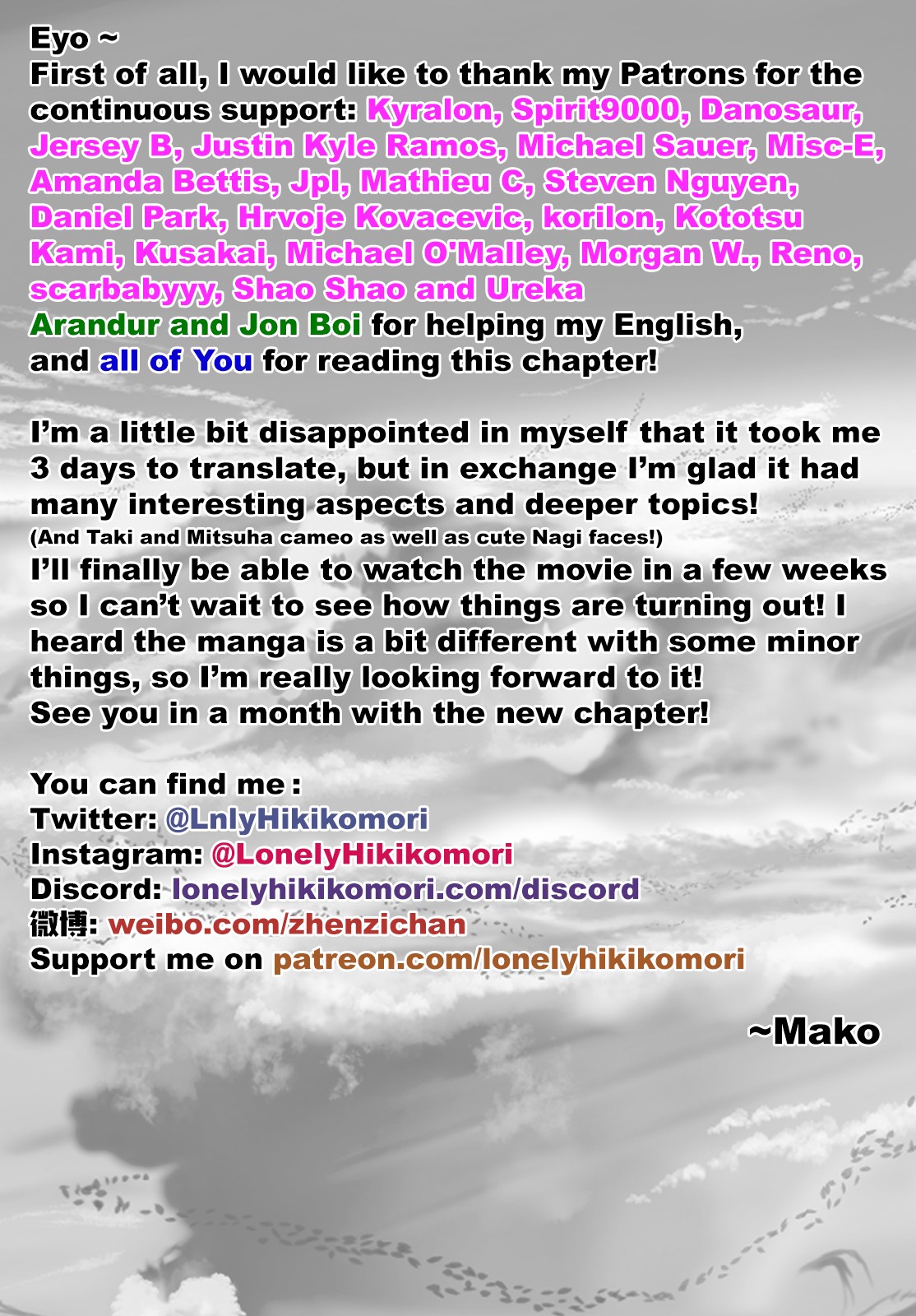 Weathering with You Chapter 3 page 55 - Chapter 3: Signs of rain