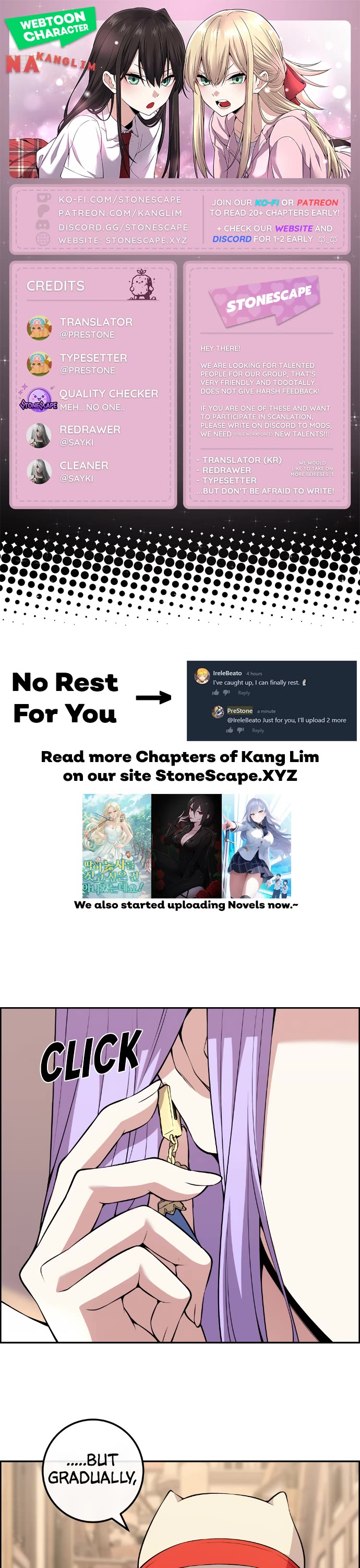 Webtoon Character Na Kang Lim Chapter 123 page 1 - Chapter 123: Taking a Step Forward