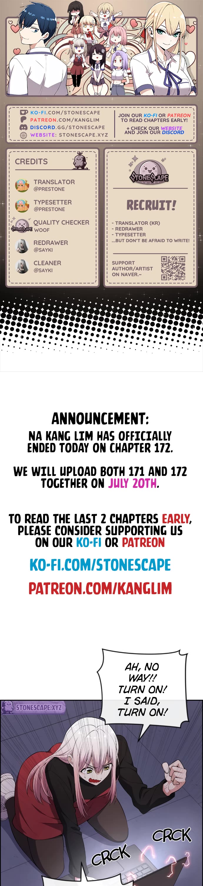 Webtoon Character Na Kang Lim Chapter 170 page 1 - Chapter 170: Everyone Together?