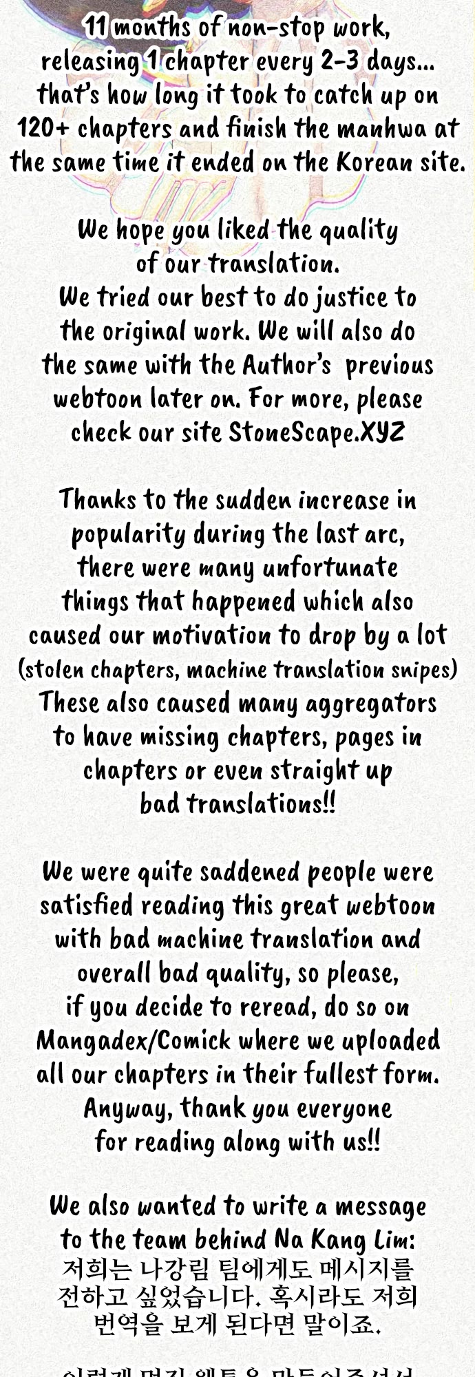 Webtoon Character Na Kang Lim Chapter 172 page 70 - Chapter 172: Everyone Together!!!!!!! [END]