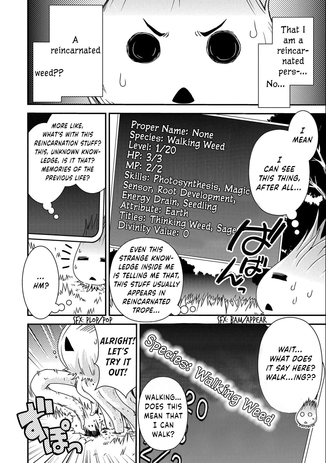 Weed Reincarnation ~ Carefully Raised in the Elf Village ~ Chapter 1 page 8 - Chapter 1