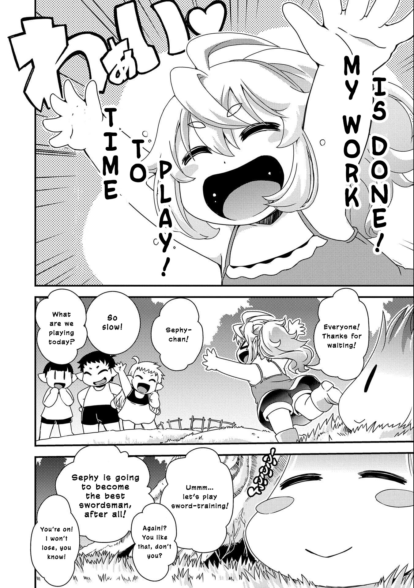 Weed Reincarnation ~ Carefully Raised in the Elf Village ~ Chapter 2 page 13 - Chapter 2: The High Elves’ Forest