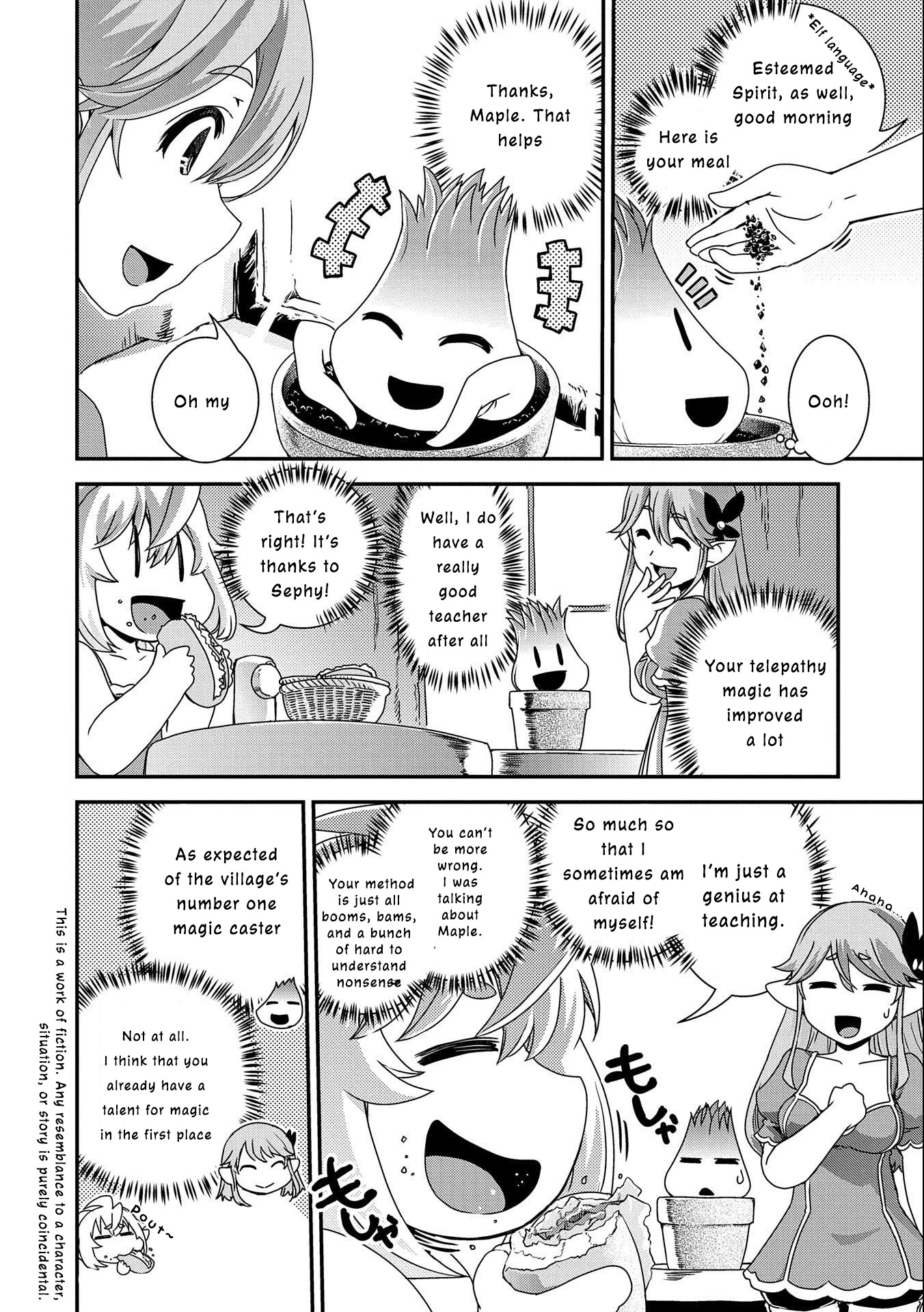 Weed Reincarnation ~ Carefully Raised in the Elf Village ~ Chapter 2 page 5 - Chapter 2: The High Elves’ Forest
